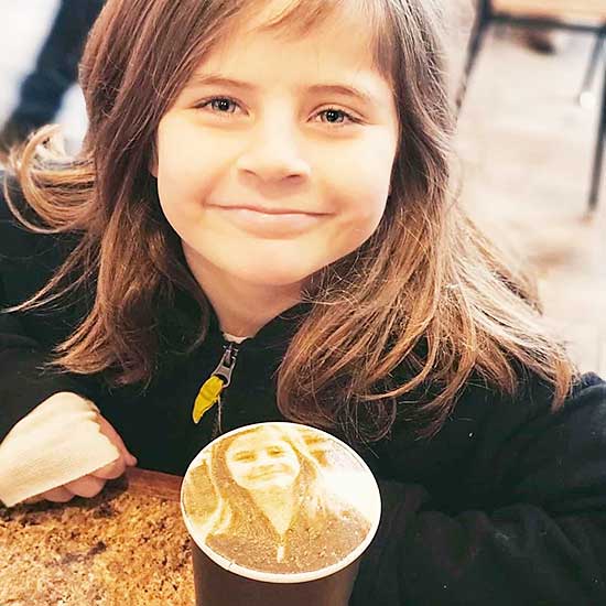 Put your picture on your latte